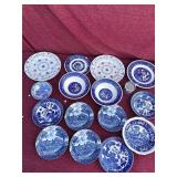 Vintage Porcelain Plates (some chipped)