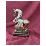 Vintage Chinese Resin War Horse