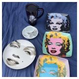Marilyn Monroe Plates, 3 Andy Warhol