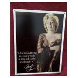 Metal Marilyn Monroe Sign