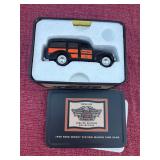 Harley Davidson 1940 Ford Woody Dime Bank