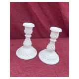 Fenton Hobnail Milk Glass