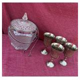 India World Gift Chalice & Vintage Ice Bucket