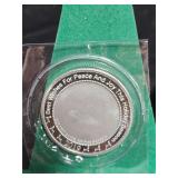 One Troy Ounce .999 Fine Silver