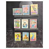 9 1986 Mixed Series Topps Garbage Pail Kids