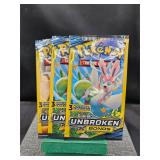 3 Sun & Moon Unbroken Bonds 3 Card Pack