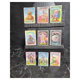 9 1986 Mixed Series Topps Garbage Pail Kids