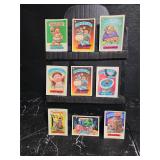 9 1986 Mixed Series Topps Garbage Pail Kids