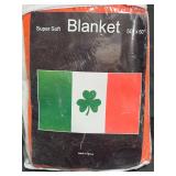 Irish blanket with Clover 50'X60'
