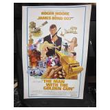 'The Man With The Golden Gun' Movie Poster reprint