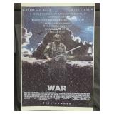 War Reprints of Movie Poster