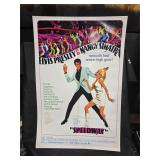'Speedway' Movie Poster reprint Elvis Presley