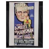 The Plainsman Reprints of Movie Poster