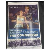 'The Conqueror' Movie Poster Print