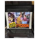 'Tycoon'  Movie Poster Photo reprint