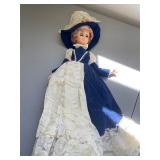 Vintage Blue dress doll