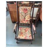 Vintage wooden rocking chair