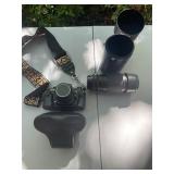Vintage Fujica AX-3 35mm film camera bundle
