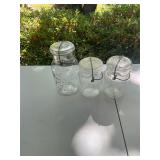 3 vintage Ball Ideal glass canning jars