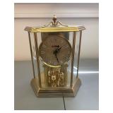Brass mantel clock