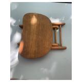 Vintage Nevco wooden stool