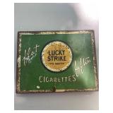 Vintage Lucky Strike Cigarettes metal tin