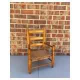 Child's vintage ladder back chair