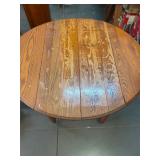 Antique drop-leaf table with table leaves