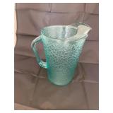 Vintage glass pitcher
