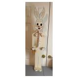 Hand painted wooden Easter bunny