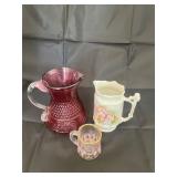 VintageGlass and porcelain lot