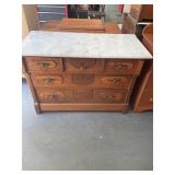Vintage Marble top chest