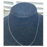 (2)- 18' STERLING SILVER CHAINS
