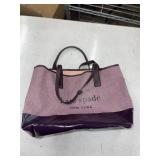 KATE SPADE PURPLE TOTE BAG
