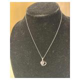 AMETHYST STERLING SILVER 18' NECKLACE