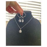 MATCHING NECKLACE AND EARRINGS