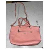 COACH PINK LEATHER CROSSBODY PURSE