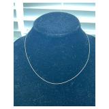 (2)- 18' STERLING SILVER CHAINS