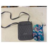 VERA BRADLEY CROSSBODY BAG & WALLET