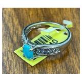 SIZE 7 TURQUOISE RING