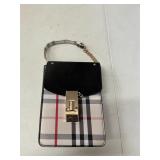 CHECKERED CROSSBODY BAG