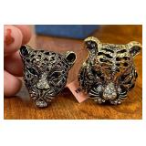 (2)- ASSORTED STYLE TIGER RINGS