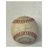 LOU BROCK SIGNED BASEBALL