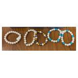 (3)- ASSORTED BRACELETS