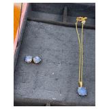MATCHING NECKLACE AND EARRINGS