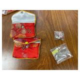 (2)- PAIRS OF EARRINGS WITH BAGS