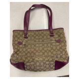 COACH MONOGRAM SHOULDER BAG