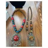 (2)- ASSORTED NECKLACES