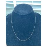 (2)- 14K YG OVERLAY STERLING SILVER CHAIN