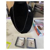 (3)- ASSORTED STYLED NECKLACES